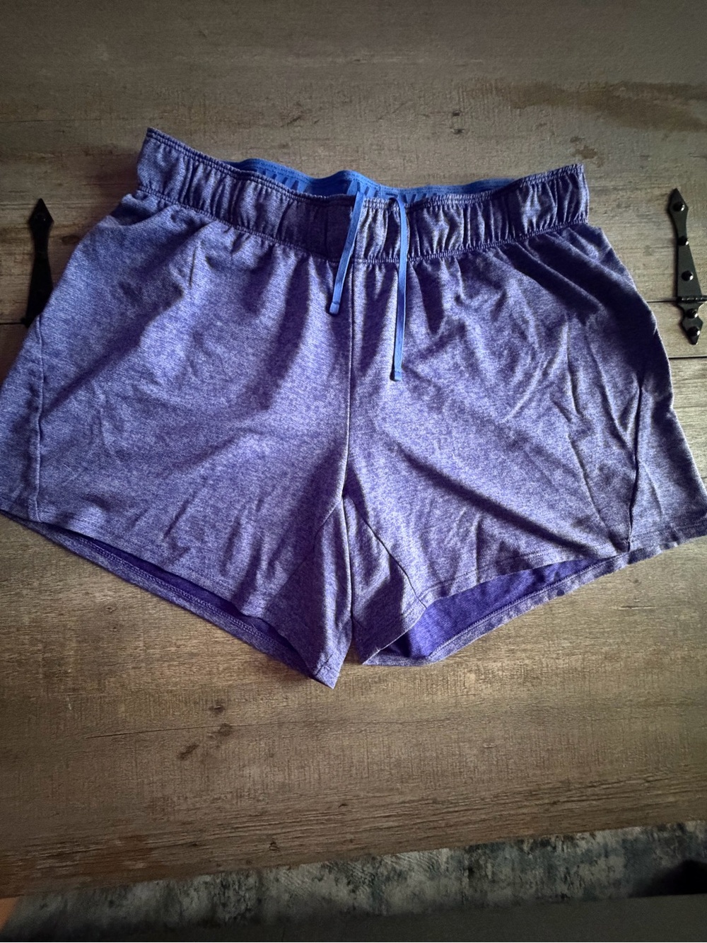 Nike Purple Athletic Drawstring Shorts